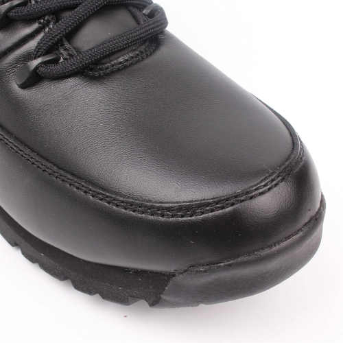 černé šněrovací kotníkové pánské boty
