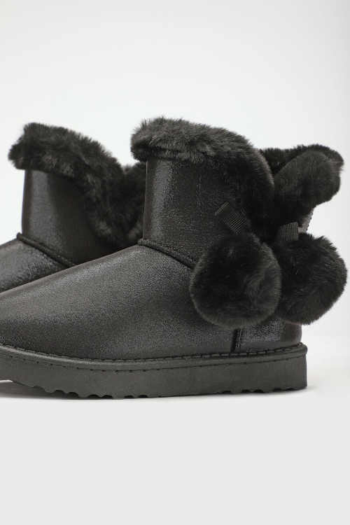 dětská zimní černá obuv
