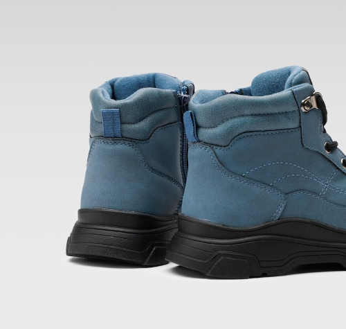 modré chlapecké kotníkové boty